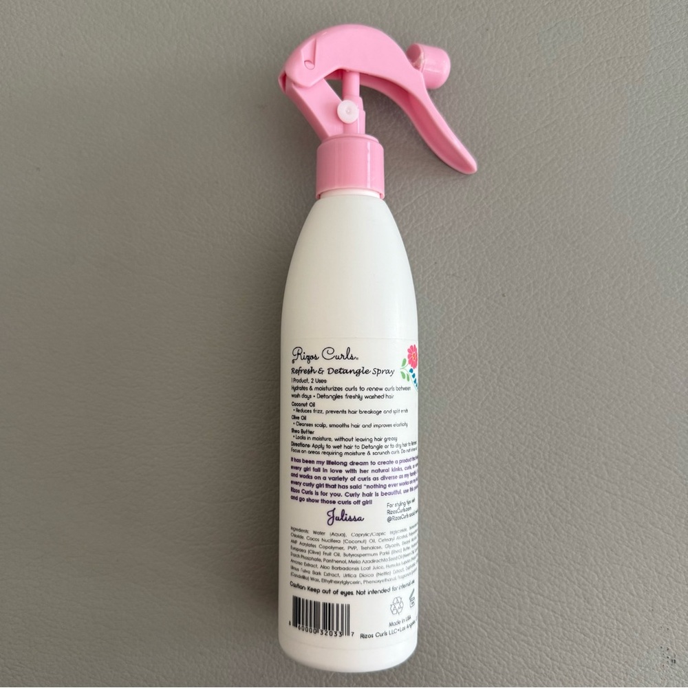 Rizos Curls Refresh & Detangle Spray | 10 fl oz Full Size - Picture 3 of 3